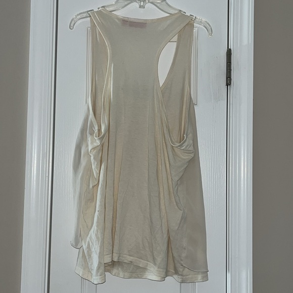 ELLE sleeveless blouse size XL off white color - Picture 6 of 6